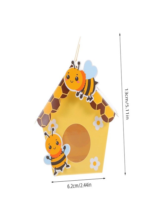 TOPPERFUN Cute Bee Themed Candy Boxes 10pcs Paper Packaging Boxes for Baby Shower Wedding Favor - Image 2